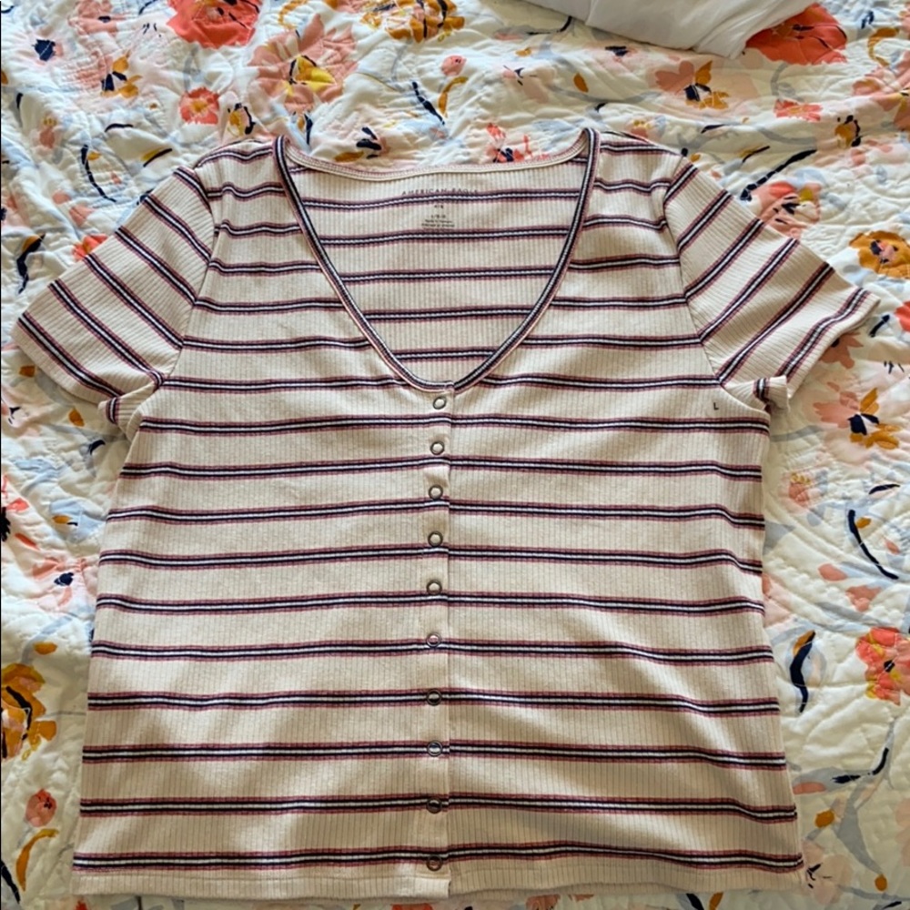 American Eagle ribbed shirt